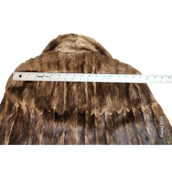 Vintage Genuine Mink Fur Stole Cape By Lewiston Fur Shop Lewiston Idaho - Picture 5 of 16